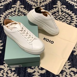 KOIO Women's PLATFORM BIANCO sneakers